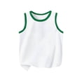 thumbnail image 6 of qucoqpe Boys and Girls Youth 2-Piece Blank Basketball Jersey Mesh Athletic Running Biker Fitness Casual Sleeveless Tank Thin Lightweight Sports Shirts 2PC for Kids, 6 of 7