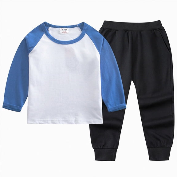 NOLDARES Toddler Baby Boy Fall Winter Clothes 2 Piece Embroidered Long Sleeve Sweatshirt Elastic Pants Newborn Infant Boy Outfits Clothing(R,11-12 Y)