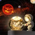 thumbnail image 2 of 3d Lamp Spaceman Bola De Cristal Luz Nocturna Sistema Solar, 2 of 8