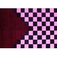 thumbnail image 1 of Ahgly Company Indoor Rectangle Abstract Pink Modern Area Rugs, 7' x 9', 1 of 4