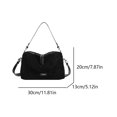 thumbnail image 4 of Bolso Hombro Gamuza Sintética para Mujer Bandolera Gran Capacidad () Verde, 4 of 4