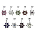 thumbnail image 3 of BodyJewelryOnline Belly Button Ring Navel Piercing surgical steel 14G Navel Rings Belly Piercing, 3 of 5