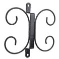 thumbnail image 2 of Wall Wine Glass Rack Upside Down Holder Hanging Shelf Home Kitchen Bar Decor Black, 2 of 5