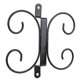 thumbnail image 2 of Wall Wine Glass Rack Upside Down Holder Hanging Shelf Home Kitchen Bar Decor Black, 2 of 5