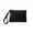 Black, variant on Luxe On The Go Mini Wristlet Wallet for Women, Faux Leather Zipper Coin Purse with Wrist Strap, Red