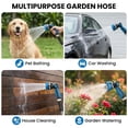 thumbnail image 4 of OHHANI Garden Hose 5/8" x 75ft with 10 Function Nozzle Stainless Steel Heavy-Duty Water Hose No Kink for Large Yard, Farm, 4 of 8