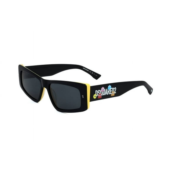 Dsquared2 sunglasses D2 PAC MAN 57/16/145 71C BLACK YELLOW