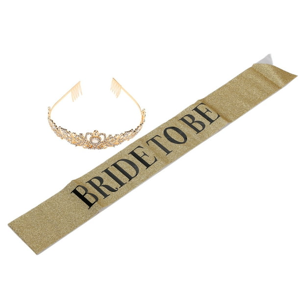 Bride to hotsell be sash walmart