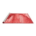 thumbnail image 2 of Ahgly Company Machine Washable Indoor Square Abstract Red Modern Area Rugs, 5' Square, 2 of 4