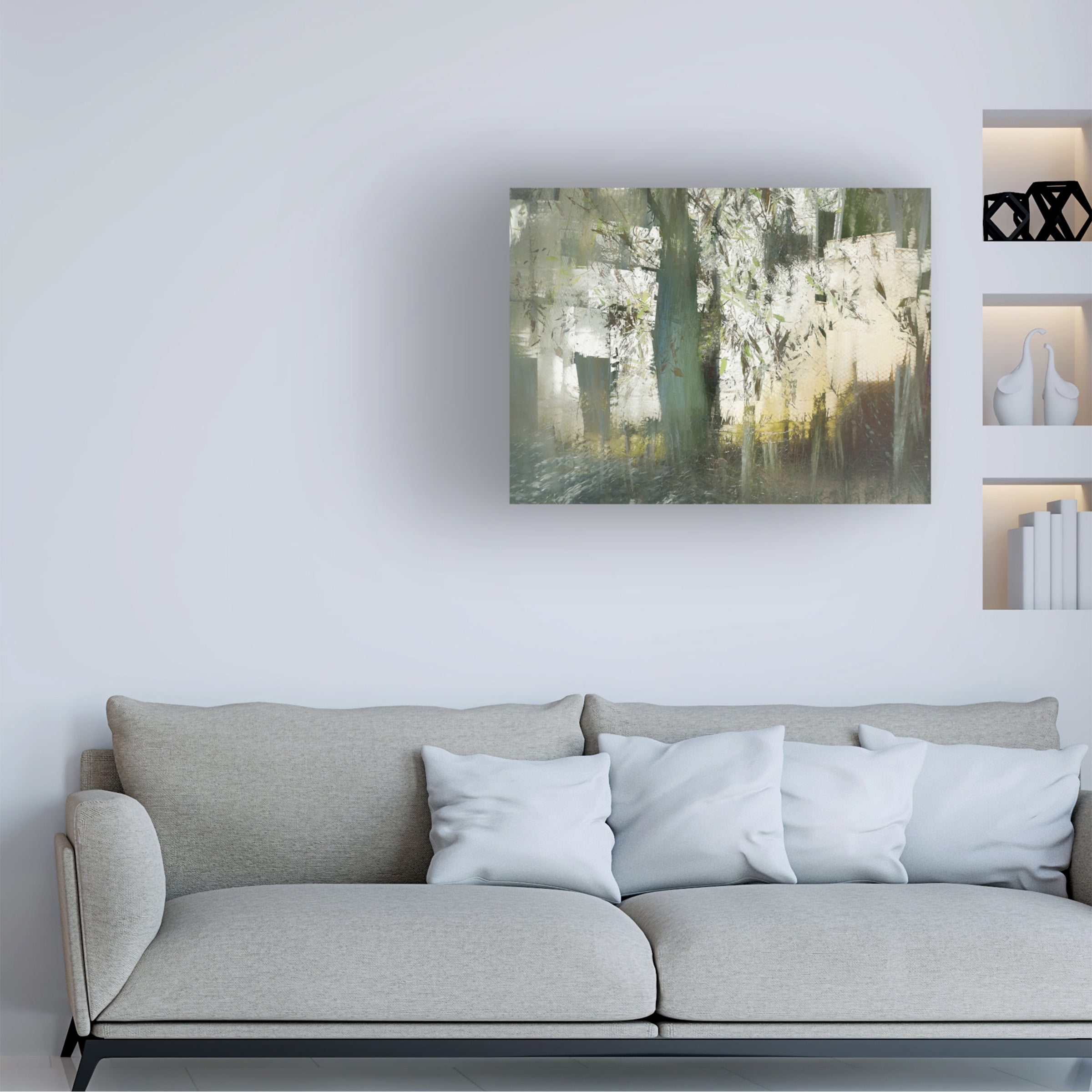 Nel Talen 'In the garden' Canvas Art