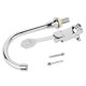 thumbnail image 1 of Robinet à pédale pour lavabo de salle de bain, laboratoire, laboratoire, G1/2", robinet d\'eau chaude et froide à pédale en cuivre, 1 of 4