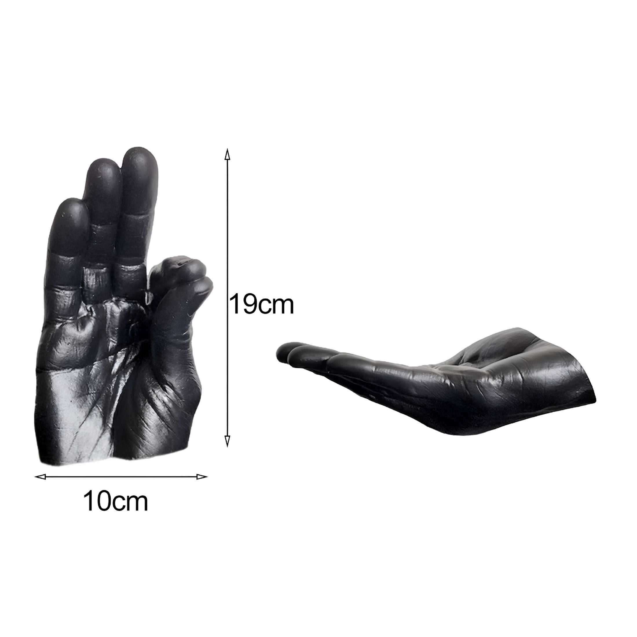 ACDANC Hand Incense Stick Holder Ash Catcher Resin Gesture Incense Burner Home Office Meditation Yoga Relaxation Home Office Decoration Ornament