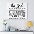 thumbnail image 2 of Scripture Walls Psalm 41:3 The Lord Will Bible Verse Canvas Christian Wall Art Ready to Hang Unframed, 2 of 11