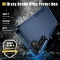 thumbnail image 3 of for Samsung Galaxy S23 Plus Case, Galaxy s23 Plus Case with Screen Protector Heavy Duty Durable Shockproof Protective Phone Case for Galaxy S23 Plus, Blue, 3 of 13