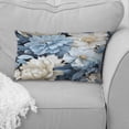thumbnail image 2 of Designart "Moody Misty Whispers I" Floral Printed Throw Pillow, 2 of 5