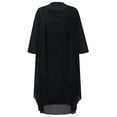 Tarmeek Womens Two Piece Set Wedding Guest Dress Round Neck Solid Color Chiffon Flowy Midi Dress