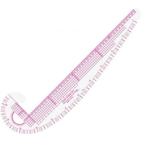 SHARKDOOK Practical 3 in 1 Curved Plastic Metric Ruler Craft Sewing ...
