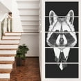 thumbnail image 1 of Funny Raccoon in Suit and Tie - Animal Canvas Art Print, 1 of 3