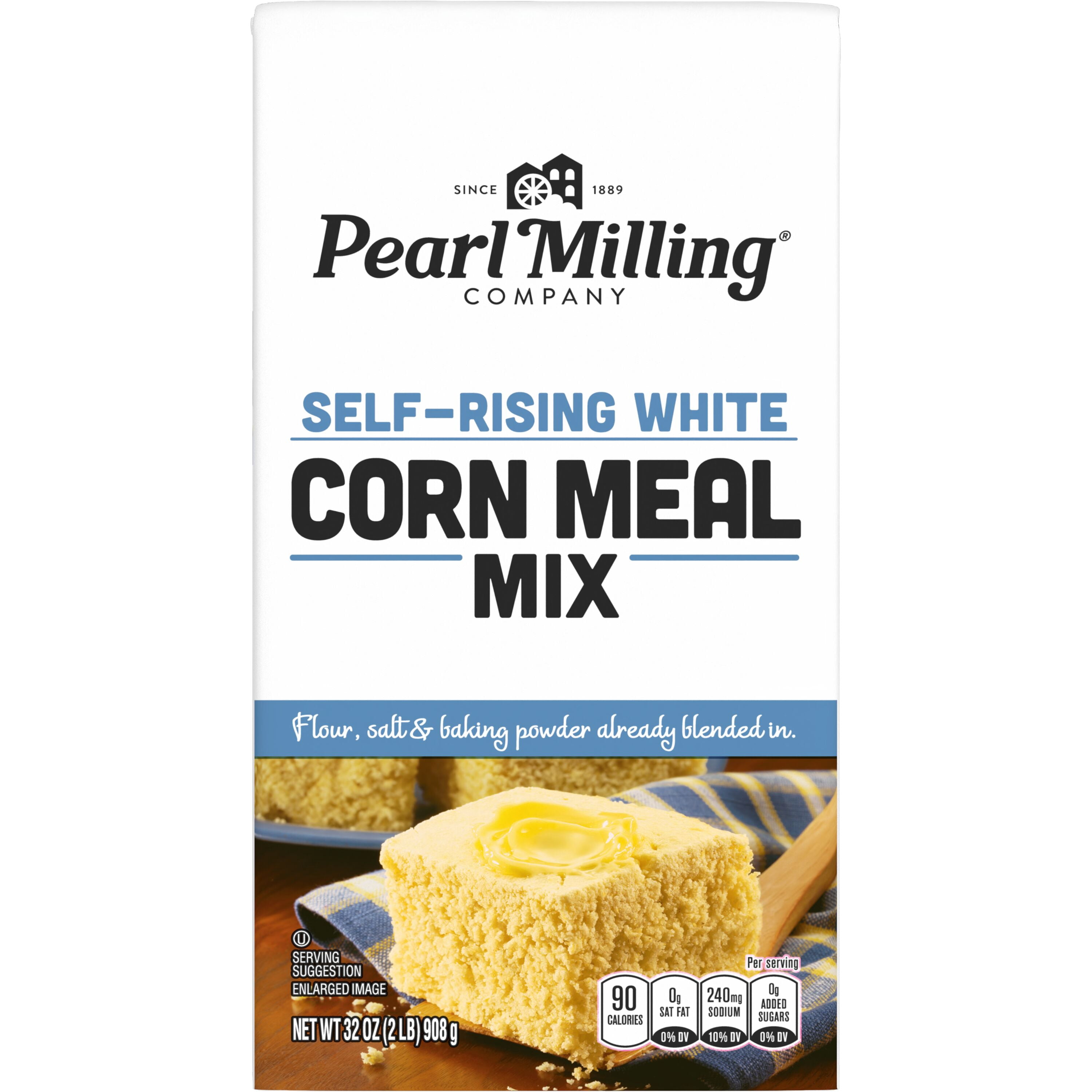 Pearl Milling Company Self Rising White Corn Meal Mix, 30 ounce