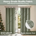 thumbnail image 3 of Cortina Madison Park Anaheim Cabin Plaid, 130 x 213 cm, color verde, 3 of 7