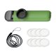 thumbnail image 3 of Kazoo con diafragma de flauta Kazoo, instrumentos musicales, fácil de tocar y tono ajustable con cordón para regalos de fiesta para principiantes , Verde, 3 of 9