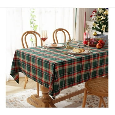 GIXUSIL Plastic 100% Waterproof Tablecloth - Vinyl Plastic Rectangle Table Cloth Protector Oil ...