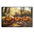 thumbnail image 2 of Non-Slip Area Rug 31"x20" Indoor Washable Floor Mats Carpet Printed for Living Room, Bedroom, Home Decor Three Pumpkins on The Ground, 2 of 7