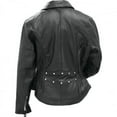 thumbnail image 2 of Rocky Mountain Hides Ladies Solid Genuine Buffalo Leather Motorcycle Jacket, 2 of 2