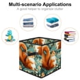 thumbnail image 2 of Squirrel Foldable Toy Box Storage Box Organizer Bins with Handle, 10.8"x10.5"x10.6", Large Capacity, 2 of 6