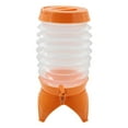 thumbnail image 2 of Botella de agua plegable DYNWAVEMX 1,45 galones Naranja contenedor de botella al aire libre, 2 of 8