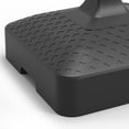 thumbnail image 6 of Tierra Verde 19.5" x 6.5" H Square Umbrella Base, Low Profile Easy-Fill Stand, Black, 6 of 6