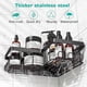 thumbnail image 3 of Corner Adhesive Shower Caddy, with Soap Holder and 12 Hooks, Rustproof Stainless Steel Bathroom Organizer, No Drilling Wall Mounted Rack, 3 of 4