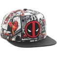 thumbnail image 2 of Marvel Comics Deadpool Comic Book Panels Sublimated Snapback, 2 of 4