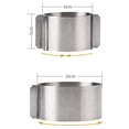 thumbnail image 2 of Coofit Cake Ring DIY Retractable Stainless Steel Mousse Ring Mold Baking Mold Cake Mold, 2 of 7