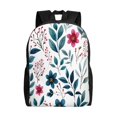 thumbnail image 2 of Watercolor Of Small Flowers Backpack Double Shoulder Backpack Durable, Spacious, Ergonomic Design for Travel, Work & Outdoor Use, 2 of 8