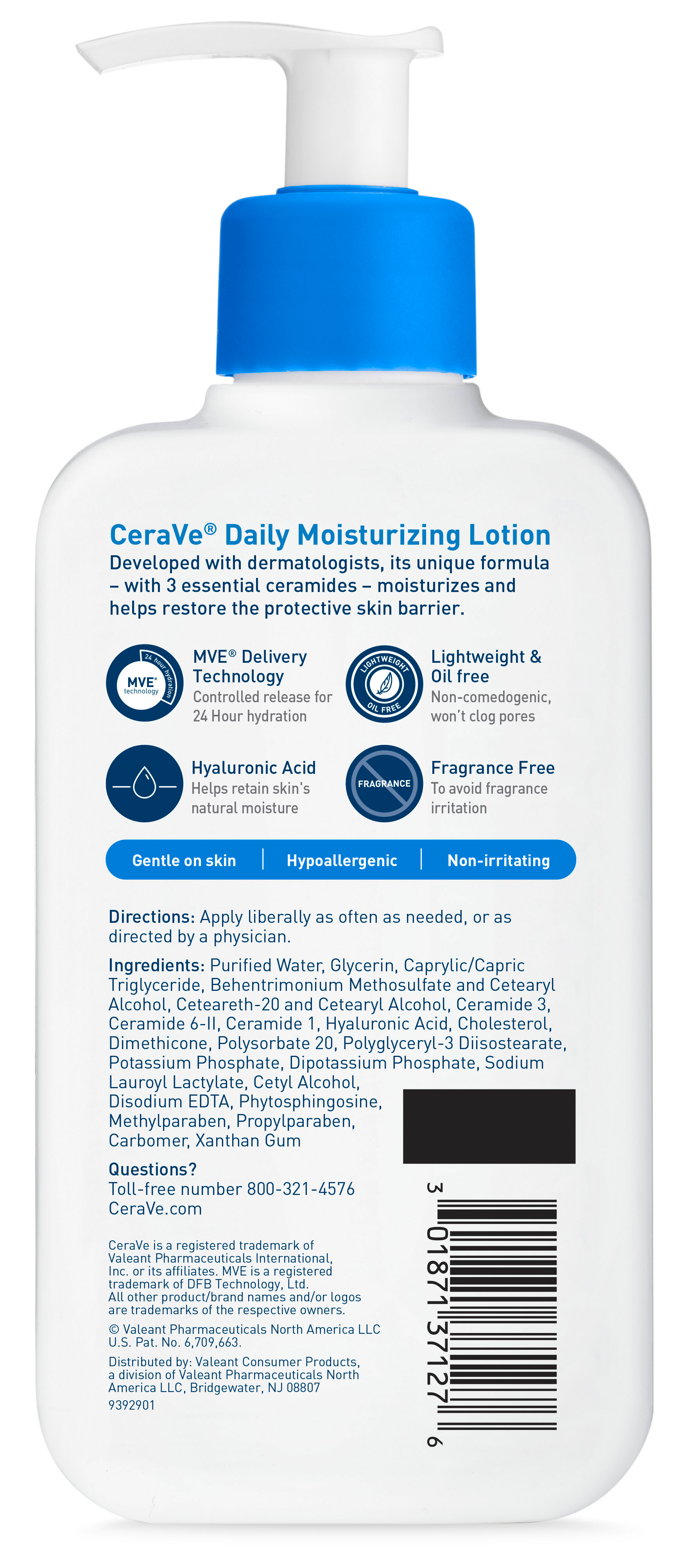 CeraVe Daily Moisturizing Lotion for Normal to Dry Skin, 8 oz. - image 5 of 12
