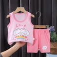 thumbnail image 2 of TAIAOJING Boys Summer Outfits Sets Sleeveless Playwear For Toddler Kids 6M 5Y Elastic Waist Comfortable Outdoor Active Wear Breathable Casual Clothes Stylish 3-6M, 2 of 3
