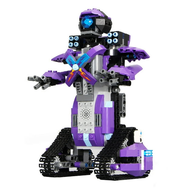 Yeacher Robot Intelligent Kit Bricolage Jouet de Blocs de Construction Programmable Intelligent Science Ingénierie Éducatif Apprentissage STIM Télécommande et Contrôle via Application pour Téléphone Intelligent Mode Induction par Gravité Fonction de Commande Vocale