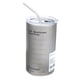 thumbnail image 2 of Vaso aislado Taza de café perfecl Reutilizable irrompible con tapa Paja Gris 600ML, 2 of 5