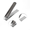 thumbnail image 3 of Unique Bargains 1 Pc Durable Slim Waist Nail Clippers Titanium Tone, 3 of 5