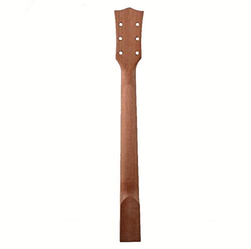 Electric Guitar Neck DIY For Guitars Parts Replacement 22 Fret Mahogany Neck Rosewood Fretboard White Trapezoid Dots Inlay