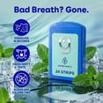 thumbnail image 4 of Grin Strips Breath Strips, Super Minty, Instant Fresh Breath, Dissolves Instantly on Your Tongue, Sugar-free and Calorie-free, No Artificial Colors, 72 Breath Strips (3-24 Packs), Pocket-Sized Pack, 4 of 9