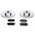 thumbnail image 3 of PowerStop Front Z23 Evolution Sport Carbon-Fiber Ceramic Brake Pad and Drilled & Slotted Rotor Kit Fits: SUBARU Select Models K3038, 3 of 10