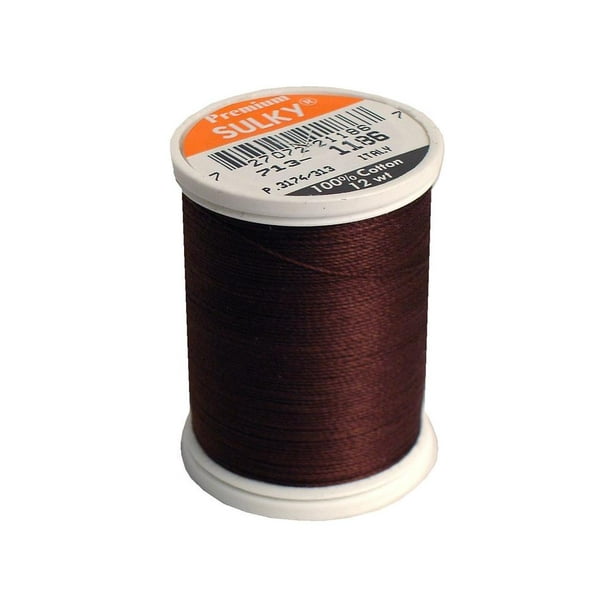 Sulky Cotton Thread 12wt 330yd Sable Brown