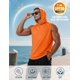 thumbnail image 2 of Sudadera sin mangas MAGCOMSEN Protección solar para Hombre Naranja, 2 of 6