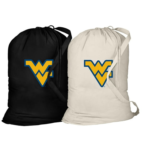 WVU Laundry Bags 2Pc SET of  West Virginia Clothes Bags - A TOP GIFT