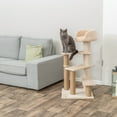 thumbnail image 3 of TRIXIE Tulia Senior Plush & Sisal 4-Level 40.2" Cat Tree, Scratching Posts & Bed, Beige, 3 of 7