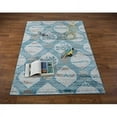 thumbnail image 5 of Antep Rugs Zeugma Collection 294 Vintage Area Rug Blue Beige 7'10" X 10', 5 of 5
