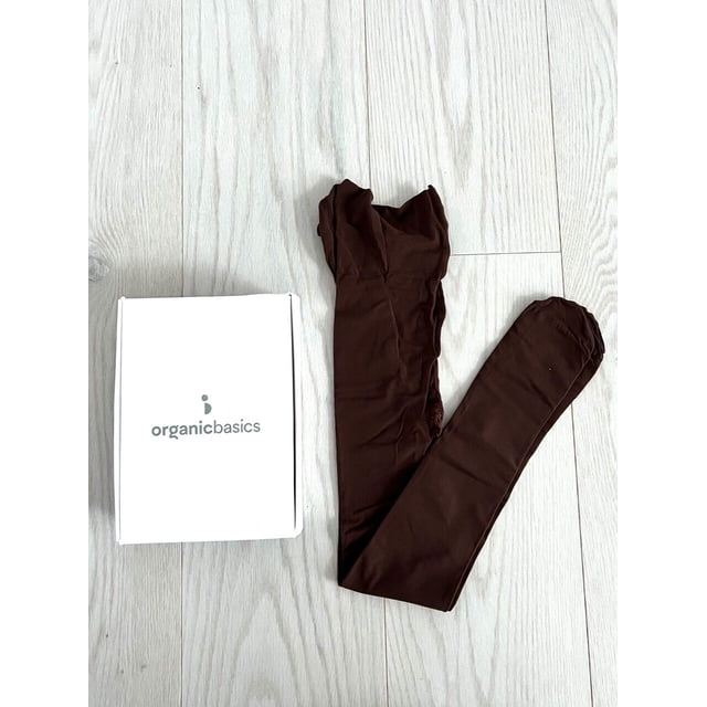 Organic Basics High Rise Re-Tights 2-Pack Hosiery Walnut ~ Italy ( M )