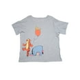 thumbnail image 7 of Winnie The Pooh Cropped T-Shirt Piglet Eeyore Tigger Women's Plus Size Gray, 7 of 7